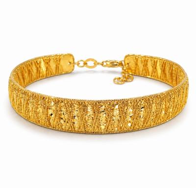 Merchant9 Gelang ELORA Cross Plate Leona L:1.15CM