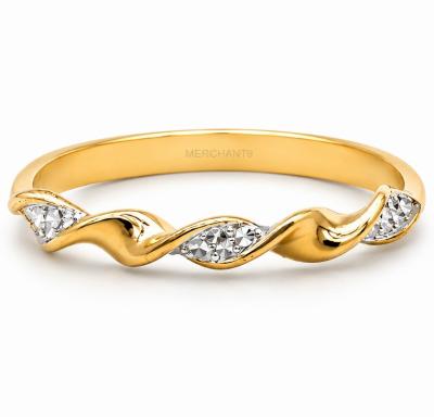Merchant9 Cincin Emas Twist Chrome L:0.25CM