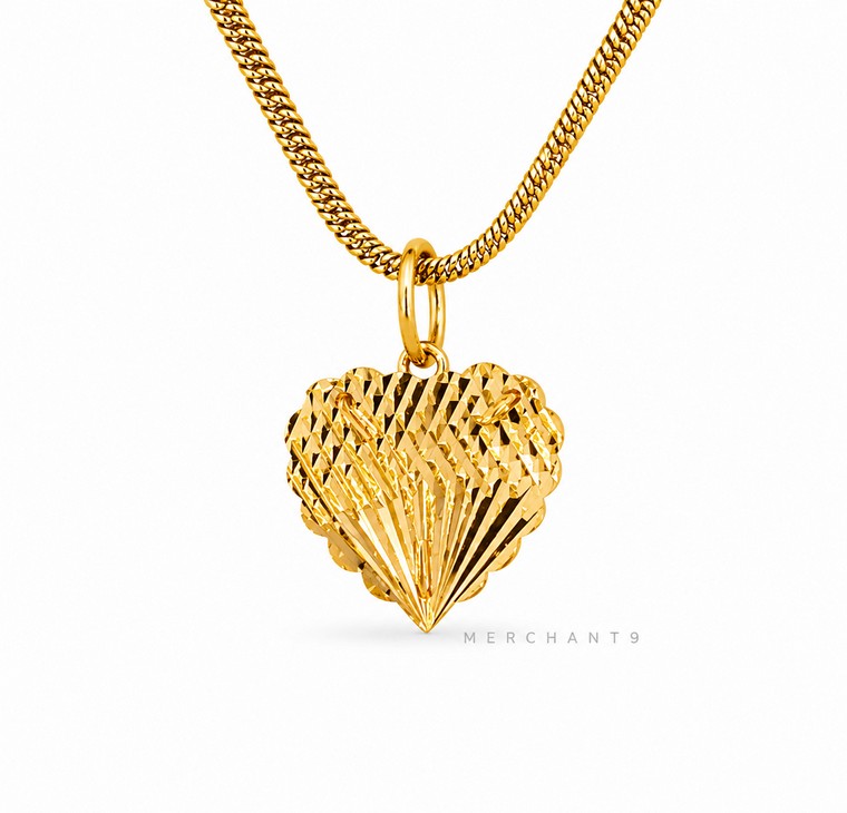 Merchant9 Loket Love Kerawang Pasir L:1.6CM