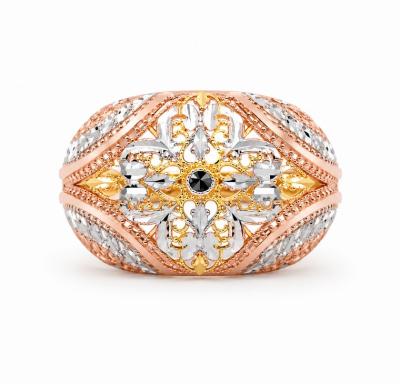 Merchant9 Cincin Emas Lintah Kerawang 3C L:1.5CM