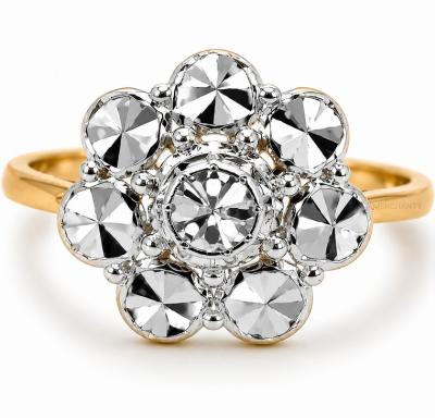 Merchant9 Cincin Emas Bunga Elora 2C L:1.2CM
