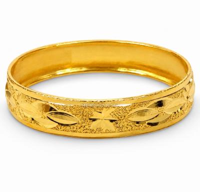 Merchant9 Cincin Emas Belah Rotan Leaf Star Pasir L:0.35CM