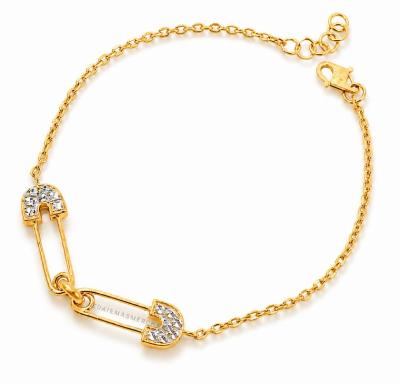 Merchant9 Rantai Tangan Sauh Celeste Double Embrace Diamond Cut 2C L:0.75CM