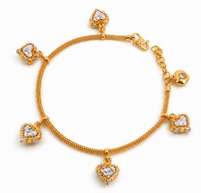 Merchant9 Rantai Tangan Belut Gantung Love Chrome L:0.2CM
