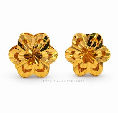 Merchant9 Subang Skrew Bunga Camellia L:0.8CM