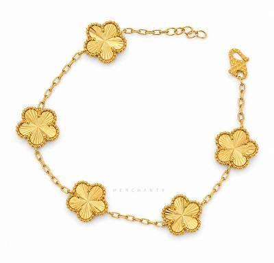 Merchant9 Rantai Tangan Sauh Sakura Flower 5 L:1.1CM
