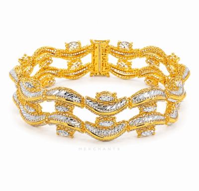 Merchant9 Rantai Tangan Wave 2 Layer 2C L:1.7CM