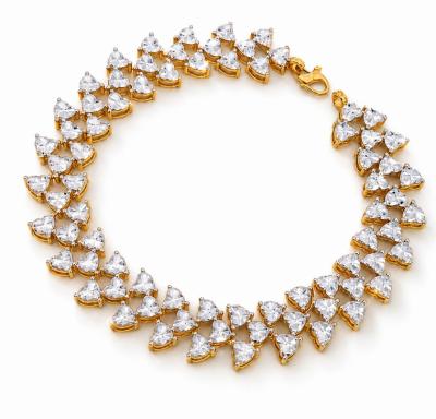 Merchant9 Rantai Tangan Louise Love Diamond Cut 3 Layer L:1.2CM