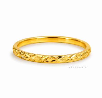 Merchant9 Cincin Emas Belah Rotan Dimensi L:0.2CM