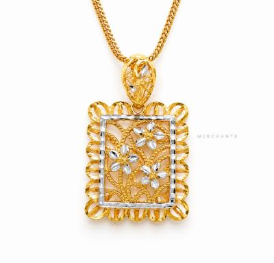 Merchant9 Loket Petak Bunga Kerawang Chrome L:1.9CM