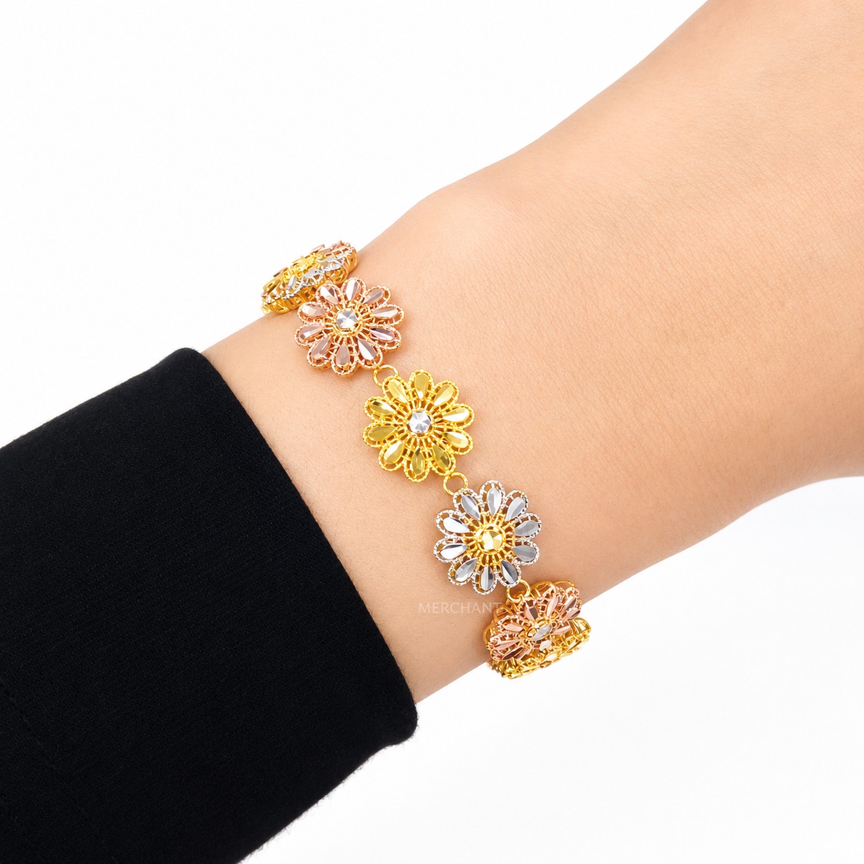 Merchant9 Rantai Tangan Daisy Polish 3C L:1.1CM