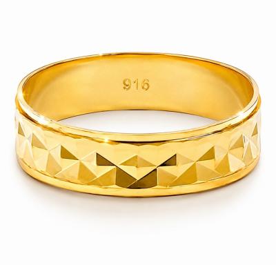 Merchant9 Cincin Emas Belah Rotan Dimensi Star L:0.45CM