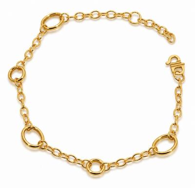 Merchant9 Rantai Tangan Sauh Ring Oval L:0.3CM