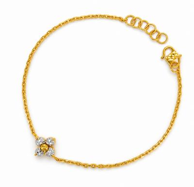 Merchant9 Rantai Tangan LAYLA Choker Fleur Diamond Cut 2C L:1CM