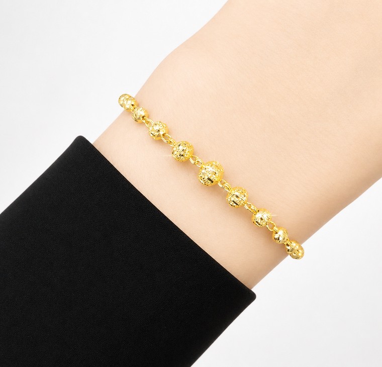 Merchant9 Rantai Tangan THURAYA Choker Candy Wave Dimensi L:0.5CM
