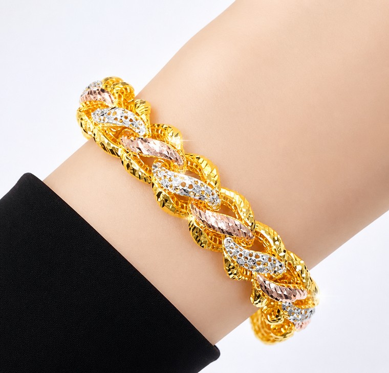 Merchant9 Rantai Tangan Tocang Mermaid 3C L:1.1CM (KLIP SLIDE)