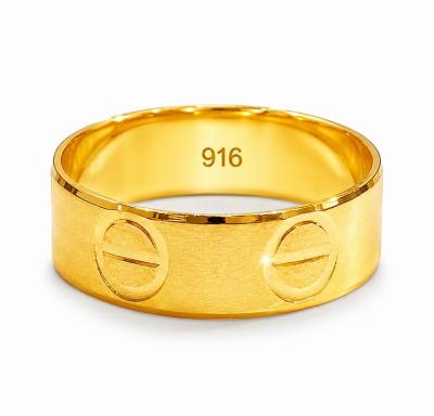 Merchant9 Cincin Emas Belah Rotan Ctier L:0.5CM