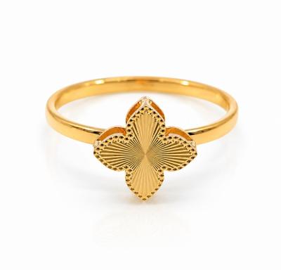 Merchant9 Cincin Emas Fleur Stripes L:0.95CM
