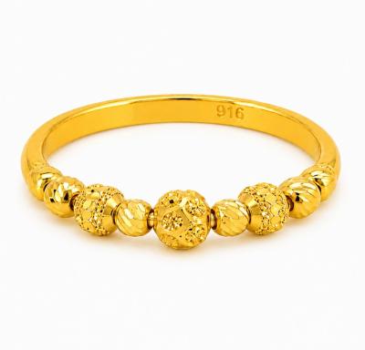 Merchant9 Cincin Emas Boba Dimensi Nonagon L:0.35CM