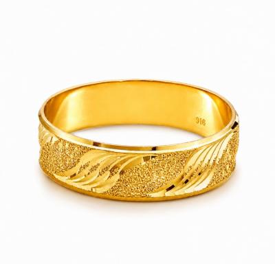 Merchant9 Cincin Emas Belah Rotan Wave
