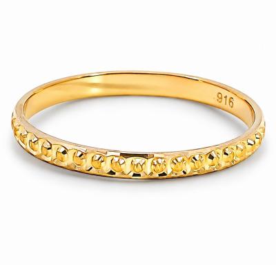 Merchant9 Cincin Emas Belah Rotan Dot L:0.2CM