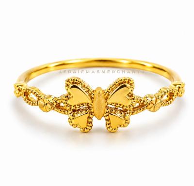 Merchant9 Cincin Emas Butterfly Oval