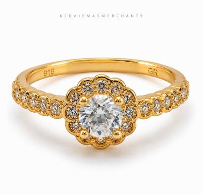 Merchant9 Cincin Emas Permata CERA CR9163