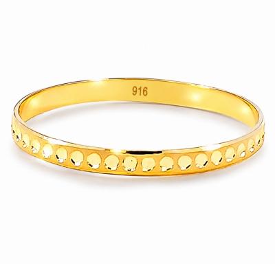 Merchant9 Cincin Emas Belah Rotan Dot L:0.2CM