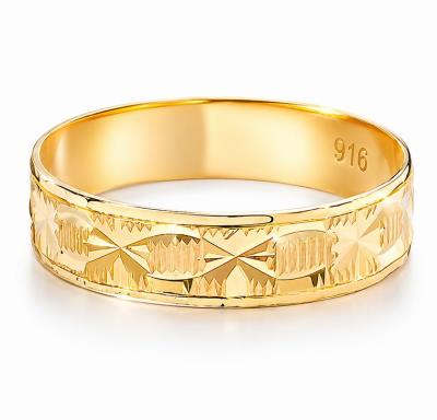 Merchant9 Cincin Emas Belah Rotan Star Wave