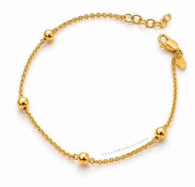 Merchant9 Rantai Tangan Sauh Pearl Minimalist L:0.4CM