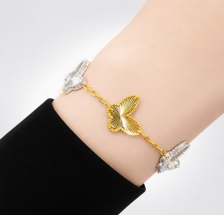 Merchant9 Rantai Tangan Sauh Butterfly Dimensi 5 2C L:1.4CM