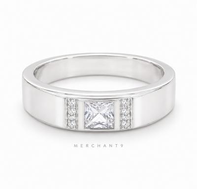 Merchant9 Cincin Perak Batu Putih 3564