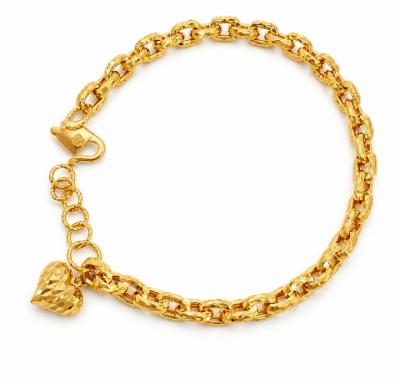Merchant9 Rantai Tangan Sauh Dimensi Love Gantung L:0.45CM