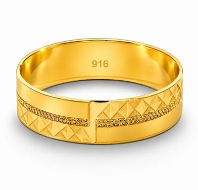 Merchant9 Cincin Emas Belah Rotan Matte Dimensi L:0.5CM