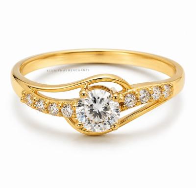 Merchant9 Cincin Emas Permata 916 M6674