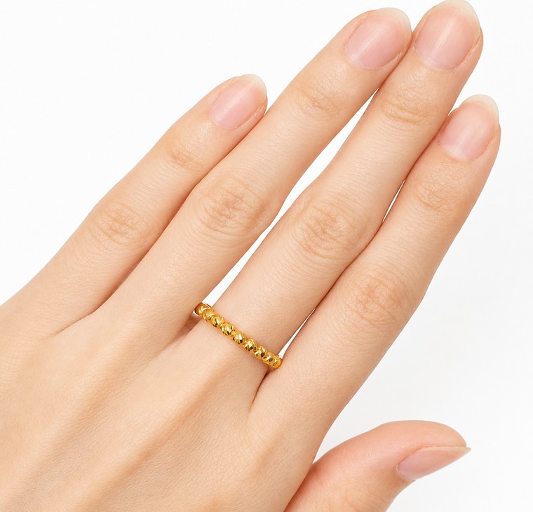 Merchant9 Cincin Emas Boba Italian L:0.2CM
