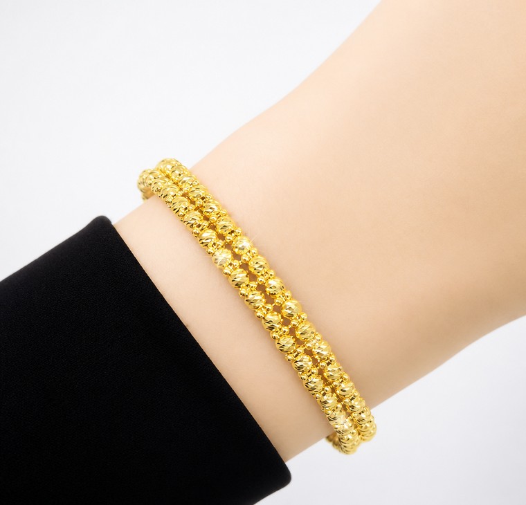 Merchant9 Gelang Oval Boba Italian 2 Layer L:0.55CM