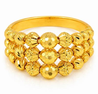 Merchant9 Cincin Emas Boba Disco 3 Layer L:1.2CM