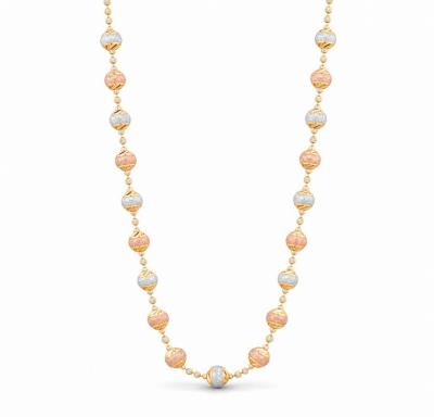 Merchant9 Rantai Leher THURAYA Biji Sawi Candy Dot Italian 3C