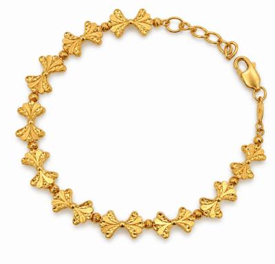 Merchant9 Rantai Tangan Minimalist Ribbon Biji Sawi L:0.7CM