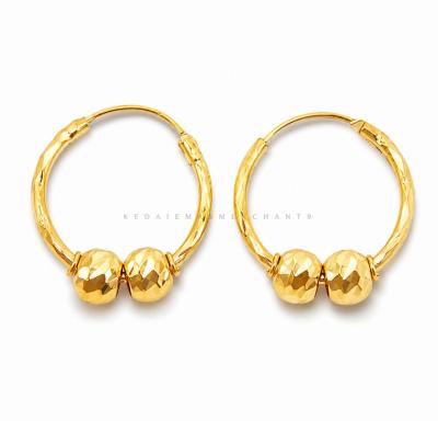 Merchant9 Subang Ring Boba Double Dia:1.1CM