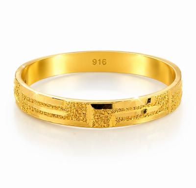Merchant9 Cincin Emas Belah Rotan FD Pasir L:0.35CM