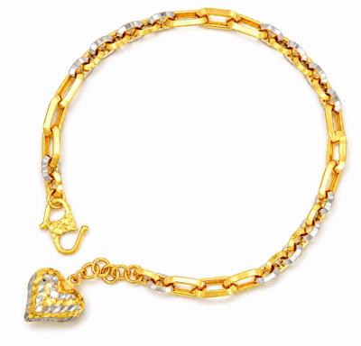 Merchant9 Rantai Tangan Sauh Paperclip Love Gantung 2C L:0.5CM