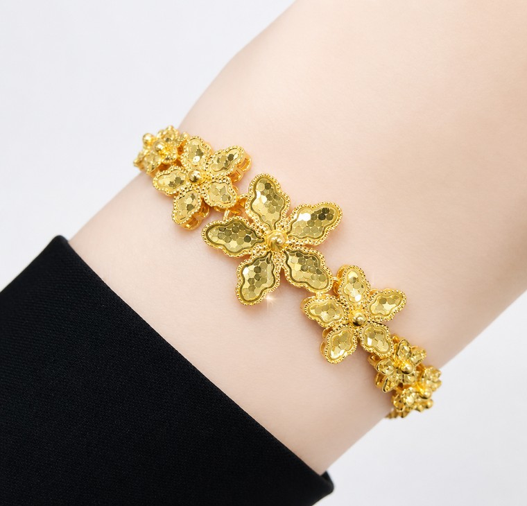 Merchant9 Rantai Tangan Bunga Honeycomb L:1.5CM