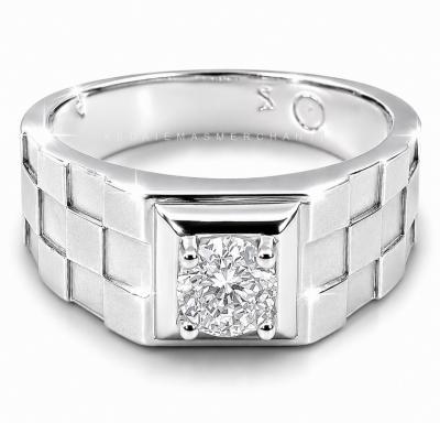 Merchant9 Cincin Perak Batu Putih 3373