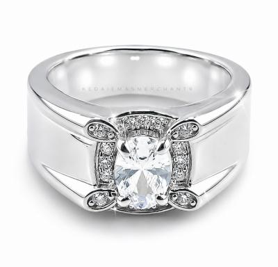 Merchant9 Cincin Perak Batu Putih Tok Gajah