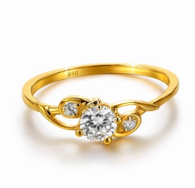 Merchant9 Cincin Emas Permata 916 M6405