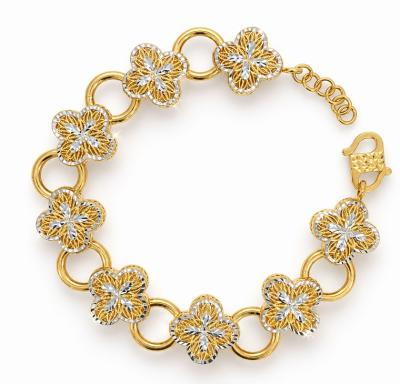 Merchant9 Rantai Tangan Kendi Kerawang Clover L:1.5CM