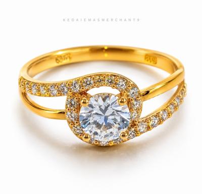 Merchant9 Cincin Emas Permata Cera S9070