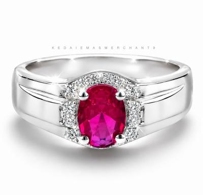Merchant9 Cincin Perak Batu Pink 3554